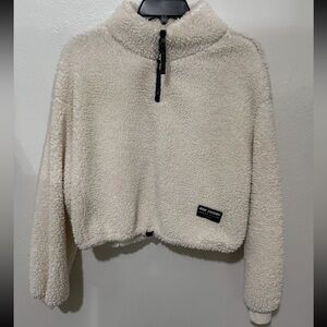 H&M Cream Fleece Jacket